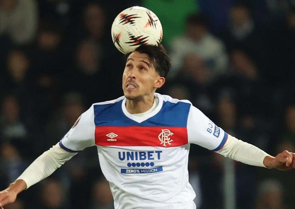 Scheitern die Glasgow Rangers (im Bild: Miovski) gegen Bergen? (© APA-PictureDesk / Alamy Stock Photo) Bergen Glasgow Rangers Tipp