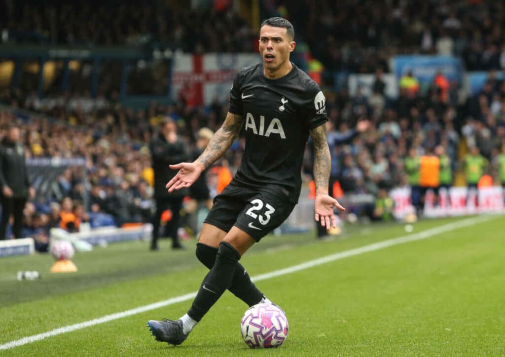 Tottenham (im Bild: Pedro Porro) will mit einem Sieg zuhause gegen Aston Villa oben dran bleiben! (© Richard Bierton/News Images)/Alamy Live News) Tottenham (im Bild: Pedro Porro) will mit einem Sieg zuhause gegen Aston Villa oben dran bleiben!
