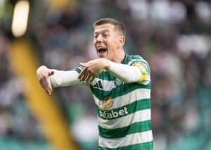 Bewahrheitet sich der Europa League Favoriten Tipp auf Celtic (im Bild: Callum McGregor) gegen den österreichischen Meister? (© Paul Byars / Alamy Stock Photo) Europa League Favoriten Tipps 21.10.-23.10.2025