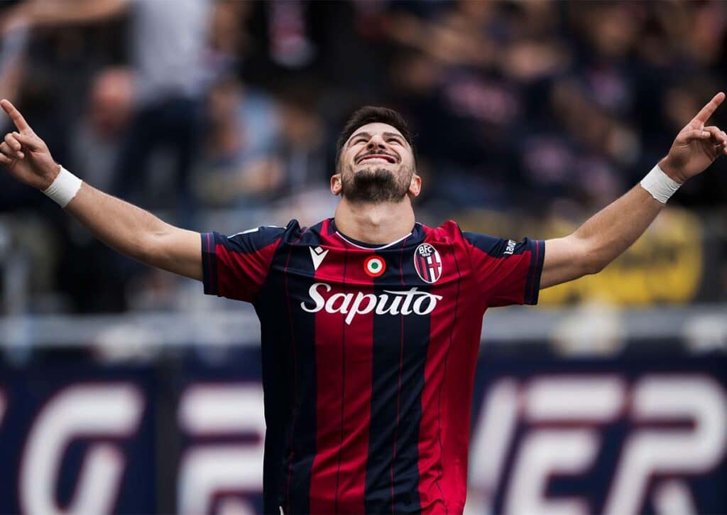 Trifft Riccardo Orsolini (im Bild) auch am 7. Spieltag der Serie A für Bologna weiter? (© Nicolò Campo / Alamy Stock Photo) Serie A 7. Spieltag Wett-Tipps