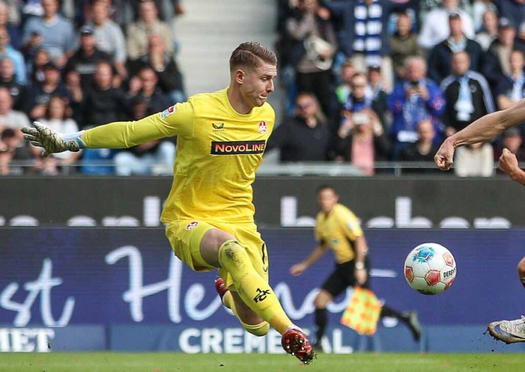 Zeigt sich Kaiserslautern (im Bild: Krahl) gegen Nürnberg robust? (© dpa picture alliance / Alamy Stock Photo) Kaiserslautern Nürnberg Tipp