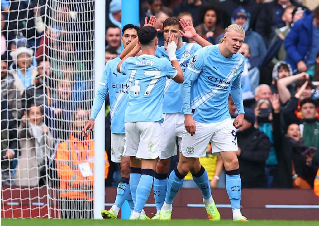 Wer gewinnt das etwas überraschende Spitzenspiel zwischen Manchester City und Bournemouth? (© Every Second Media/Alamy Live News) Wer gewinnt das etwas überraschende Spitzenspiel zwischen Manchester City und Bournemouth?