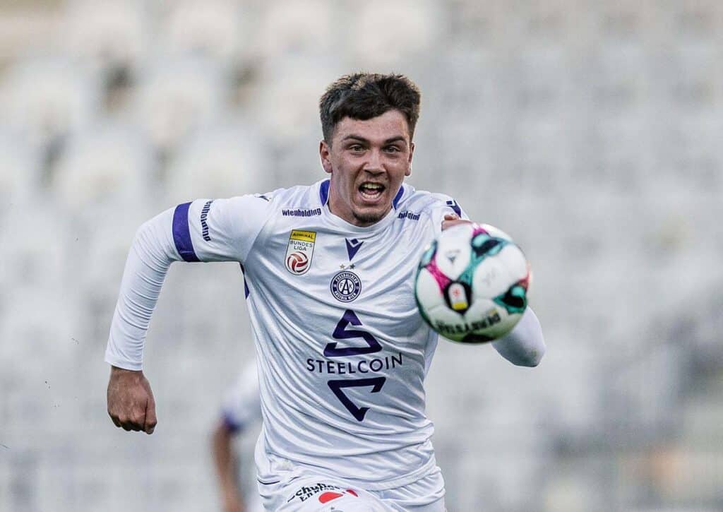 Glänzt Red Bull Salzburg gegen Austria Wien (im Bild: Botic) mit einem Favoritensieg? (© APA-PictureDesk / Alamy Stock Photo) Austria Wien Red Bull Salzburg Tipp