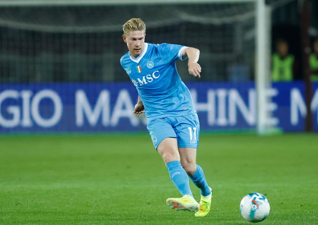 Kann SSC Neapel (im Bild: Kevin de Bruyne) in der Champions League wieder ein anderes Gesicht zeigen? (© Nderim Kaceli/Alamy Live News) PSV Eindhoven vs. Neapel Tipp