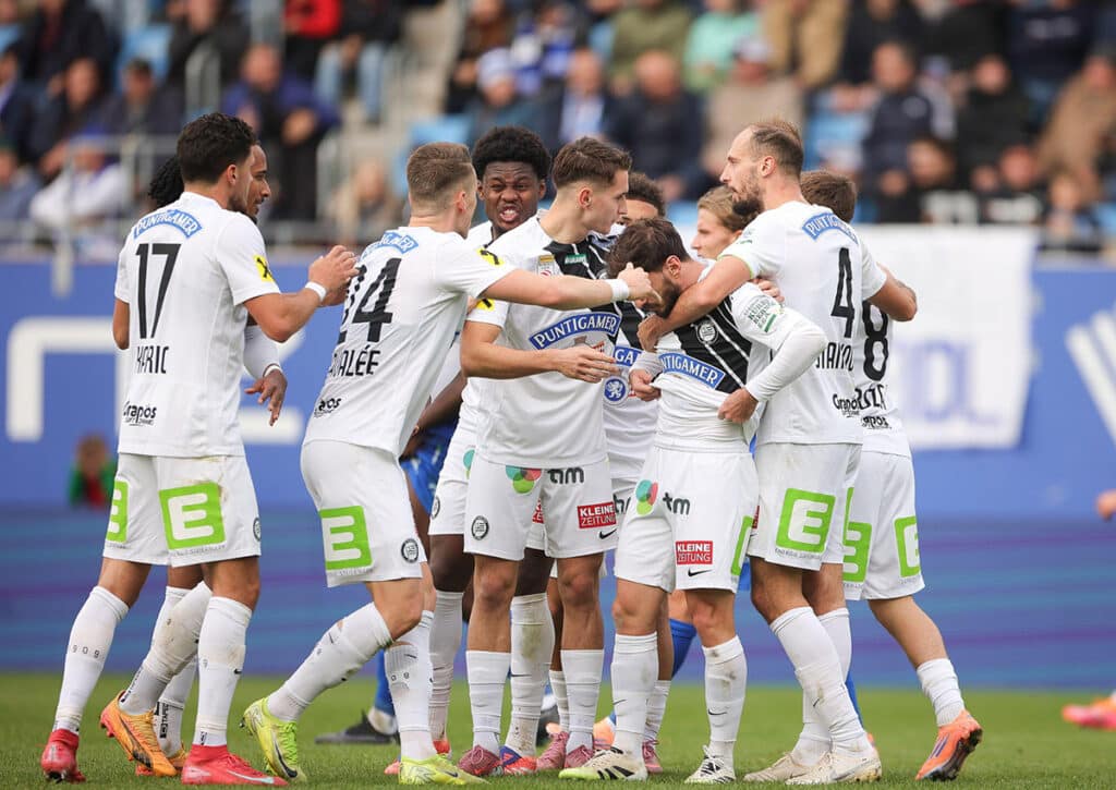Kann Sturm Graz nach den Rangers nun auch Celtic Glasgow in der Europa League Paroli bieten? (© APA-PictureDesk/Alamy Live News) Celtic Glasgow vs. Sturm Graz Tipp