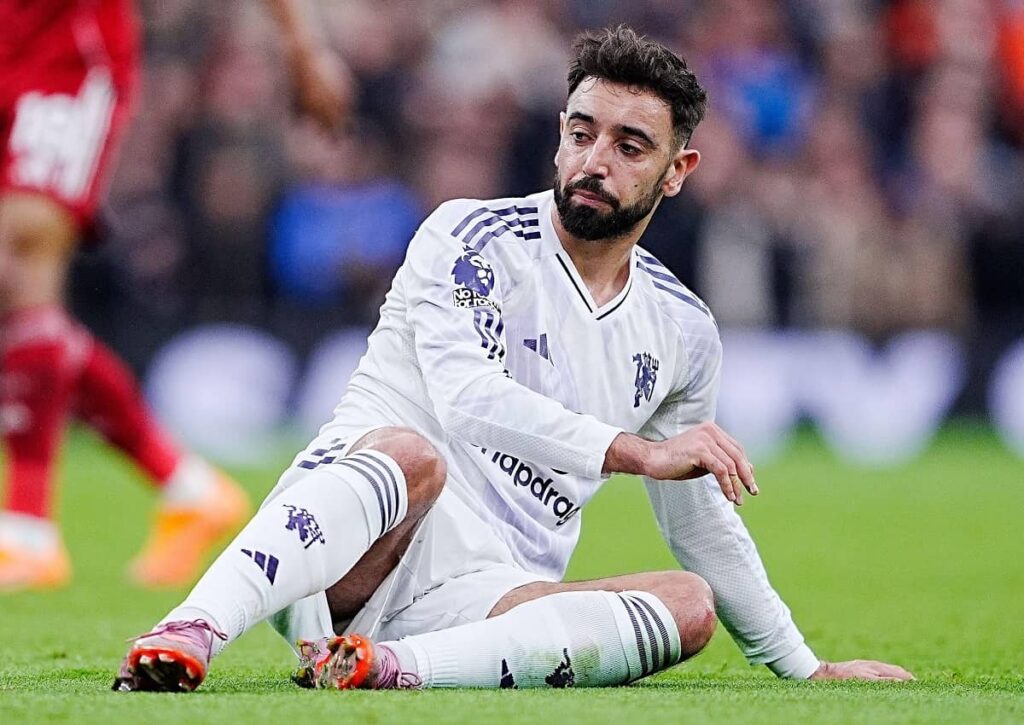 Gibt es für Manchester United (im Bild: Bruno Fernandes) zu Hause gegen Brighton wieder einen Rückschlag? (© PA Images / Alamy Stock Photo) Manchester United Brighton Tipp