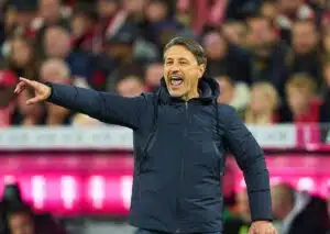 In der Bundesliga baut die KI Prognose darauf, dass Dortmund (im Bild: Trainer Kovac) am 8. Spieltag einen Erfolg feiert. (© ddp media GmbH / Alamy Stock Photo) Bundesliga KI Prognose 8. Spieltag