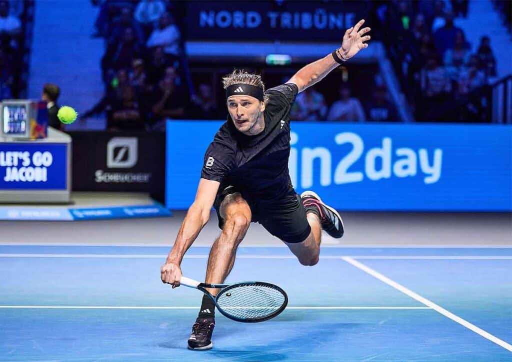 Scheitert Alexander Zverev (im Bild) bereits in Runde zwei an Matteo Arnaldi? (© ZUMA Press, Inc. / Alamy Stock Photo) Matteo Arnaldi Alexander Zverev Tipp