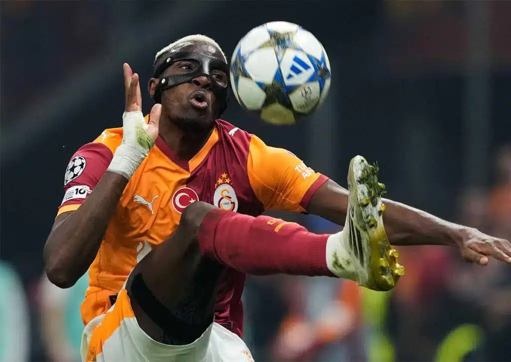 Hat Galatasaray (im Bild: Victor Osimhen) auch mit Trabzonspor kein Problem? (© Associated Press / Alamy Stock Photo) Galatasaray Trabzonspor Tipp