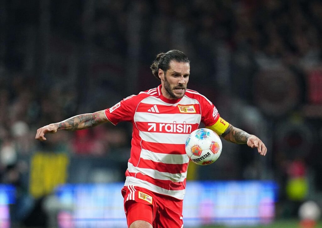 Revanchiert sich Union Berlin (im Bild: Christopher Trimmel) an Bielefeld für das letztjährige Pokal-Aus? (© Ulrik Pedersen/Cal Sport Media/AP Images/Alamy Live News) Union Berlin Bielefeld Tipp