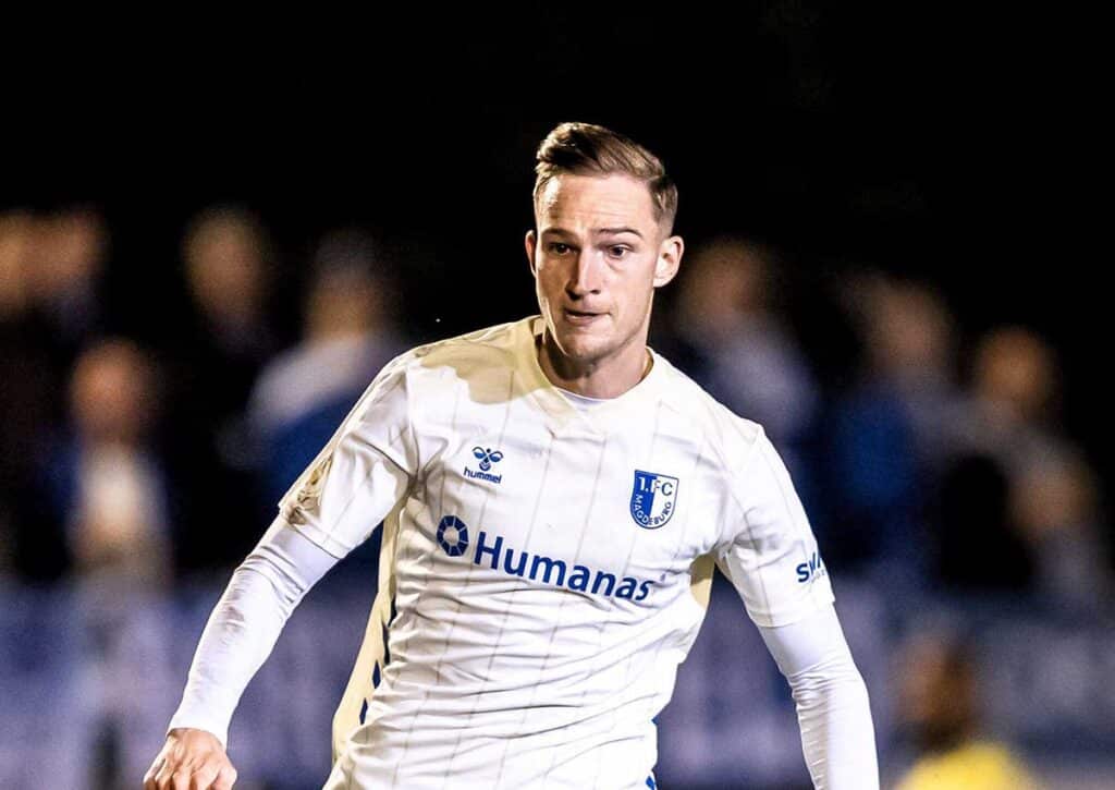 Ist Magdeburg (im Bild: Breunig) gegen Bochum im Nachteil? (© dpa picture alliance / Alamy Stock Photo) Bochum Magdeburg Tipp