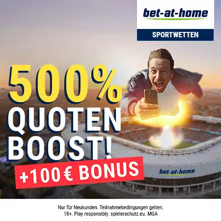 Bet-at-home 500 % Boost