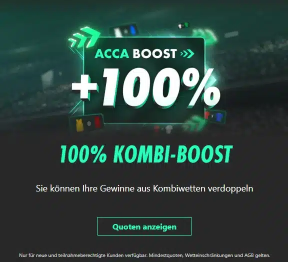 Bet365 Kombi Boost