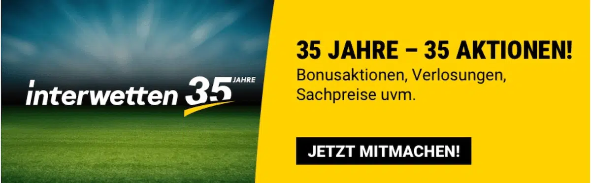 Interwetten Jubiläum Interwetten Jubiläum
