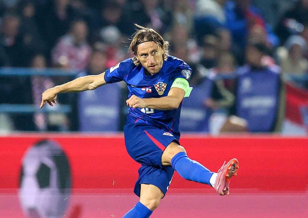 Geht Montenegro gegen Kroatien (im Bild: Modric) in beiden Hälften leer aus? (© Pixsell / Alamy Stock Photo) Montenegro Kroatien Tipp