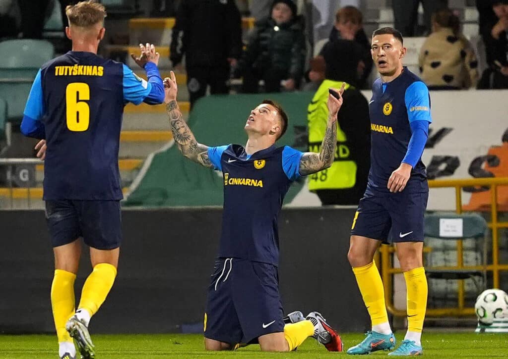 Kann Celje (im Bild: Franko Kovacevic) in der Conference League auch gegen Legia Warschau überraschen? (© PA Images / Alamy Stock Photo) Celje vs. Legia Warschau Tipp