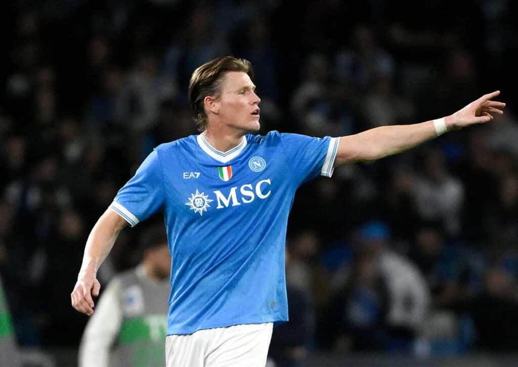 Hat Frankfurt aktuell keine Chance in Neapel (im Bild: Scott McTominay)? (© Insidefoto / Alamy Stock Photo) Neapel Frankfurt Tipp