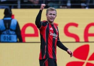 Sorgen Frankfurt (im Bild: Jonny Burkardt) und Mainz für erfolgreiche Torwetten? (© dpa picture alliance / Alamy Stock Photo) Torwette Total 07.11.2025-09.11.2025