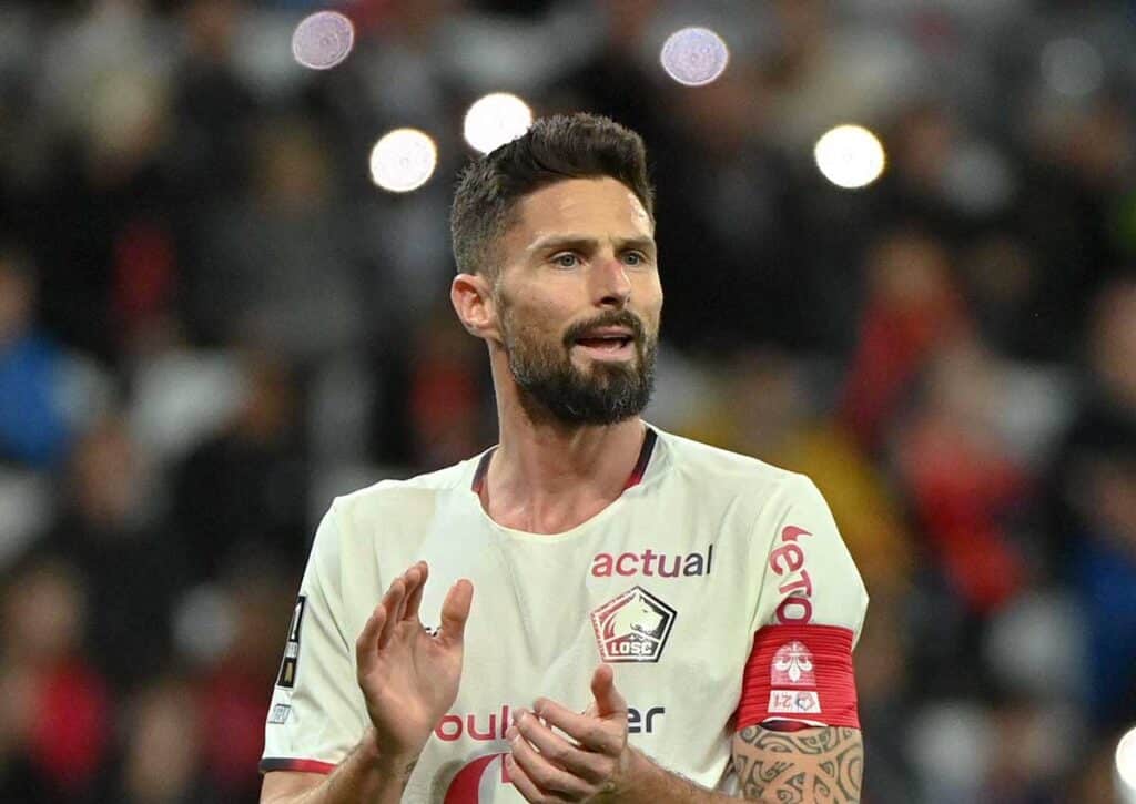 Feiert Lille (im Bild: Giroud) gegen Roter Stern Belgrad einen schadlosen Triumph? (© Icon Sport / Alamy Live News) Roter Stern Belgrad Lille Tipp