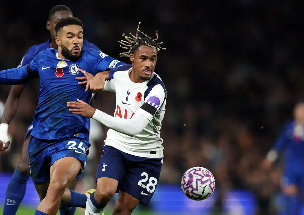 Bleibt Tottenham (im Bild: Wilson Odobert) in der Champions League weiterhin zumindest ungeschlagen? (© Andrew Orchard sports photography/Alamy Live news) Tottenham vs. FC Kopenhagen Tipp