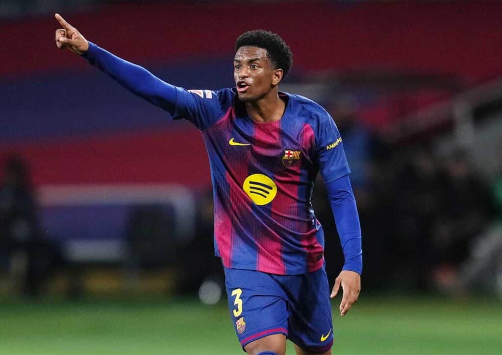 Lässt Barcelona (im Bild: Alejandro Balde) auch am 12. Spieltag von LaLiga Punkte liegen? (© PRESSINPHOTO SPORTS AGENCY / Alamy Stock Photo) La Liga 12. Spieltag Wett-Tipps