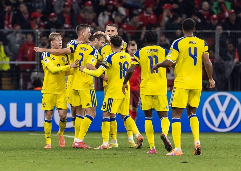 Beendet Schweden eine insgesamt gebrauchte WM-Quali gegen Slowenien mit einem Erfolgserlebnis? (© Associated Press / Alamy Stock Photo) Schweden Slowenien Tipp