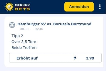Merkur Bets HSV - BVB Boost