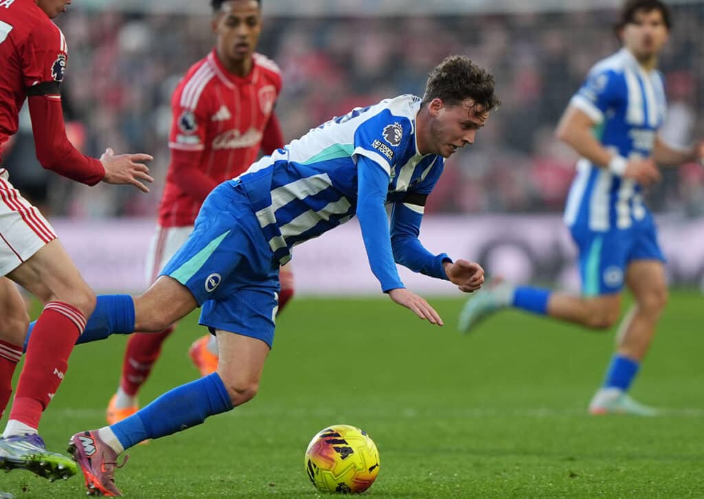 Lässt sich Brighton (im Bild: Maxim De Cuyper) von der Heimniederlage gegen Aston Villa außer Tritt bringen? (© PA Images / Alamy Stock Photo) Brighton vs. West Ham Tipp