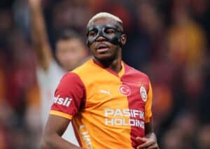 Sorgt Osimhen (Galatasaray) für einen Treffer gegen Monaco? (© BSR Agency / Alamy Stock Photo) Monaco Galatasaray Tipp