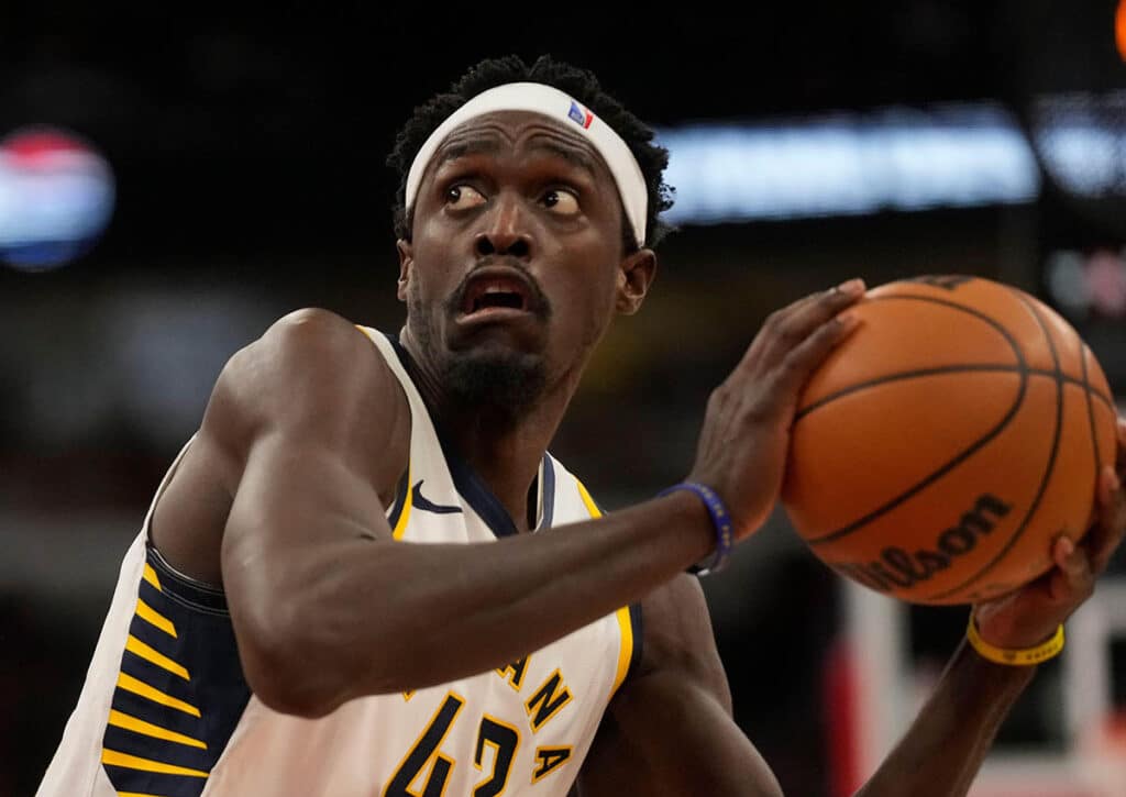 Blüht den Pacers (im Bild: Siakam) gegen Philadelphia eine Niederlage? (© Associated Press / Alamy Stock Photo) Philadelphia 76ers Indiana Pacers Tipp