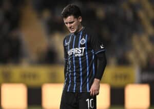 Wird Brügge (im Bild: Hugo Vetlesen) vor heimischer Kulisse von Überflieger Arsenal überrollt? (© Belga News Agency/Alamy Live News) Brügge Arsenal Tipp