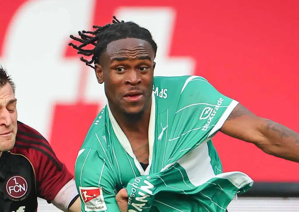 Muss sich Fürth (im Bild: Futkeu) gegen Hertha geschlagen geben? (© dpa picture alliance / Alamy Stock Photo) Fürth Hertha Tipp