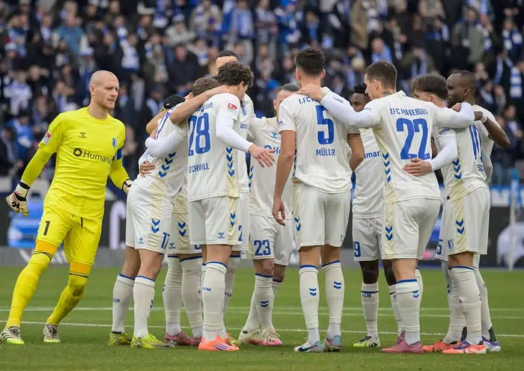 Überzeugt der 1. FC Magdeburg zu Hause gegen Holstein Kiel mit der nächsten geschlossenen Mannschaftsleistung? (© Sipa US/Alamy Live News) Magdeburg Kiel Tipp