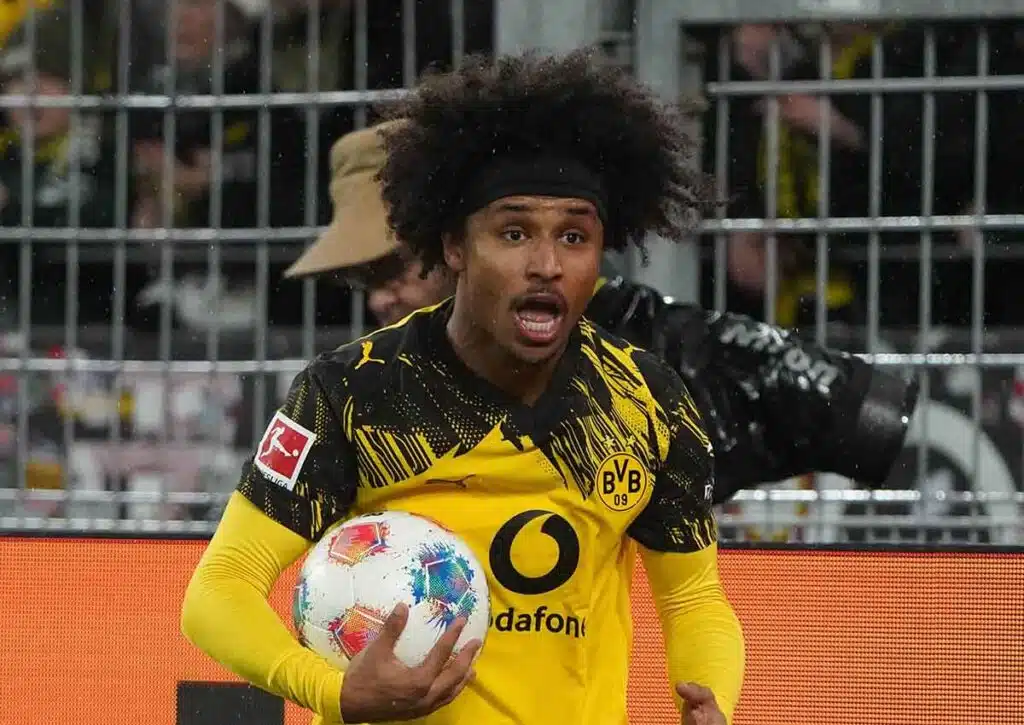 Gelingt Dortmund (im Bild: Adeyemi) gegen Bodö/Glimt ein makelloser Sieg? (© dpa picture alliance / Alamy Stock Photo) Dortmund Bodö/Glimt Tipp