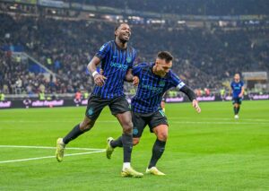 Wird Inter Mailand (im Bild: Marcus Thuram) in Genua seiner Favoritenrolle gerecht? (© SOPA Images Limited / Alamy Stock Photo) Genua Inter Mailand Tipp