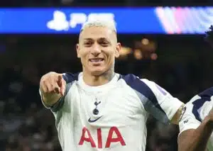 Wird das Duell zwischen Nottingham und Tottenham (im Bild: Richarlison) eine enge Angelegenheit? (© Associated Press / Alamy Stock Photo) Nottingham Tottenham Tipp