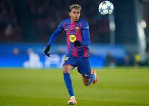 Kann Osasuna Tabellenführer FC Barcelona (im Bild: Lamine Yamal) in irgendeiner Art und Weise fordern? (© PRESSINPHOTO SPORTS AGENCY/Alamy Live News) Barcelona vs. Osasuna Tipp