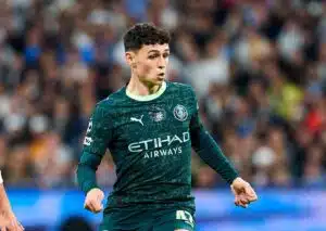 Feiert Manchester CIty (im Bild: Foden) gegen Crystal Palace einen deutlichen Sieg? (© Newscom / Alamy Stock Photo) Crystal Palace Manchester City Tipp