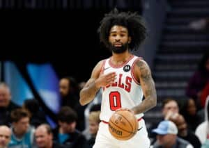 Polieren die Chicago Bulls (im Bild: Coby White) gegen die New Orleans Pelicans ihre Heimbilanz etwas auf? (© Associated Press / Alamy Stock Photo) Chicago Bulls New Orleans Pelicans Tipp