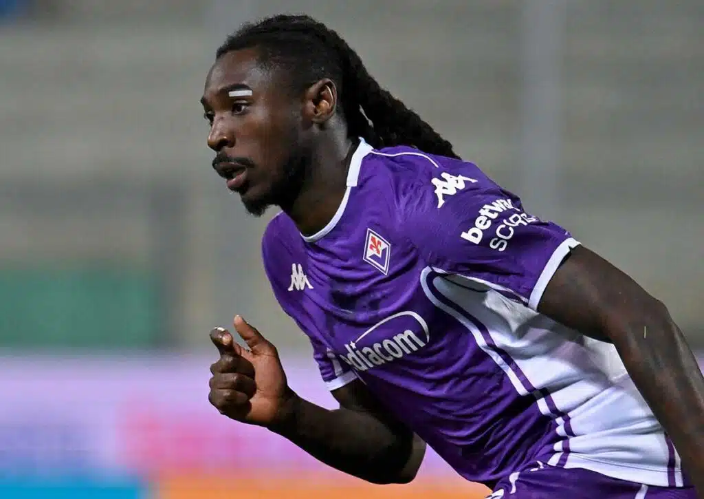 Ist die Fiorentina (im Bild: Kean) gegen Parma im Vorteil? (© Independent Photo Agency Srl / Alamy Stock Photo) Parma Fiorentina Tipp