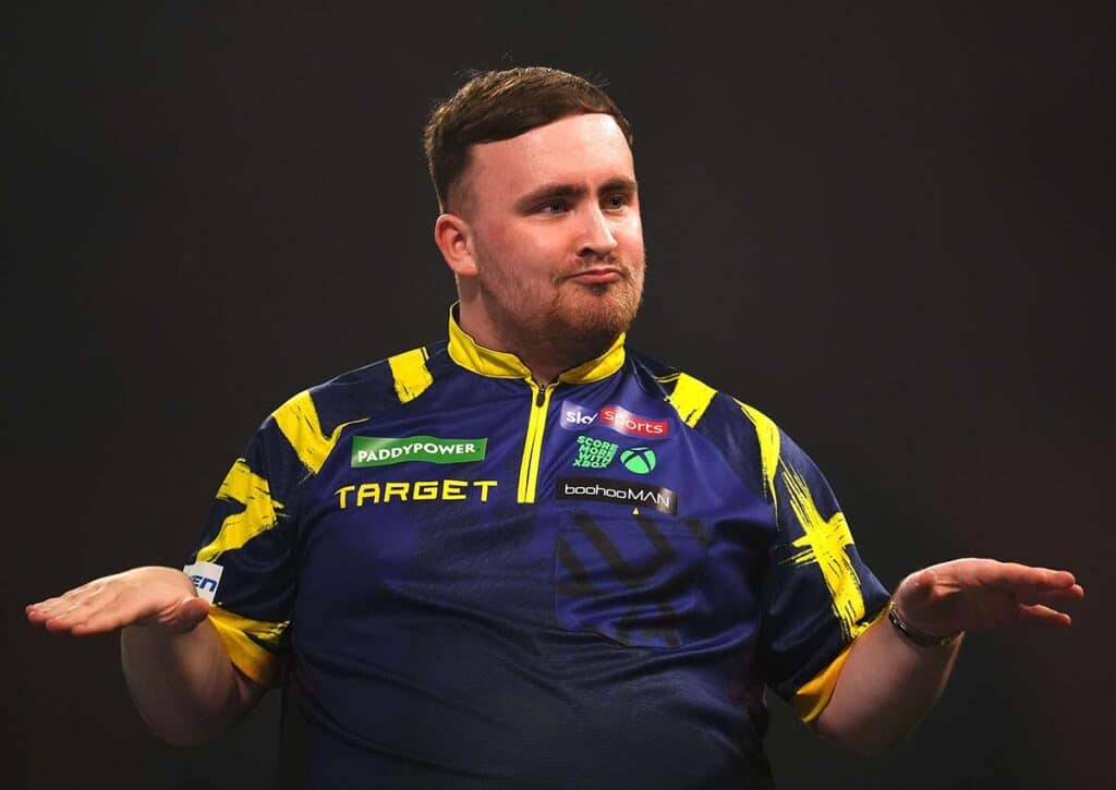 Zeigt sich Littler (im Bild) passend zu den Darts WM 2026 Tipps heute selbstbewusst? (© PA Images / Alamy Stock Photo) Darts WM 2026 Tipps heute 27.12.2025