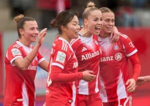 Souveräner Heimsieg für Gwinn & Co.? (© ddp media gmbh / Alamy Live News) Bayern Valerenga Damen Tipp