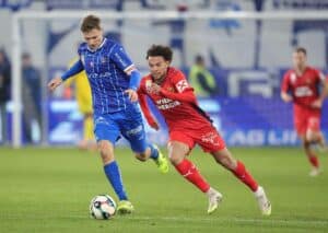 Verabschiedet sich Rapid (im Bild: Antiste) versöhnlich aus Europa? (© APA-PictureDesk / Alamy Live News) Zrinjski Mostar Rapid Wien Tipp