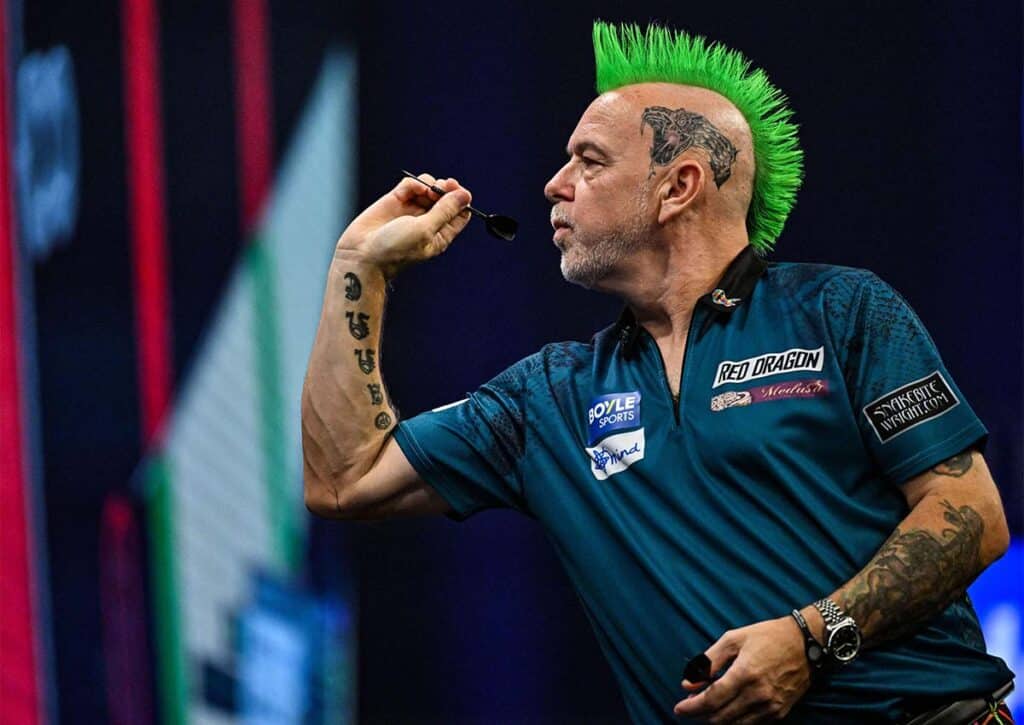Sensationelles Aus für Peter Wright gegen Super League Sieger? (© Action Plus Sports Images / Alamy Stock Photo) Darts WM Tipps heute 23.12.2025