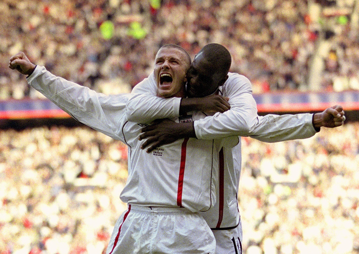 Emile Heskey David Beckham England