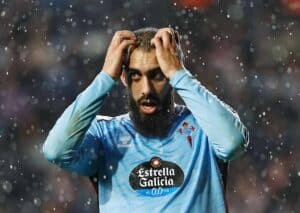 Schießt Iglesias (im Bild) Celta Vigo gegen Sevilla zum Sieg? (© Aflo Co. Ltd. / Alamy Stock Photo) Sevilla Celta Vigo Tipp