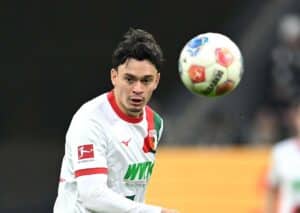 Ist Augsburg (im Bild: Rieder) stärker als Union Berlin einzuschätzen? (© ddp media GmbH / Alamy Stock Photo) Augsburg Union Berlin Tipp