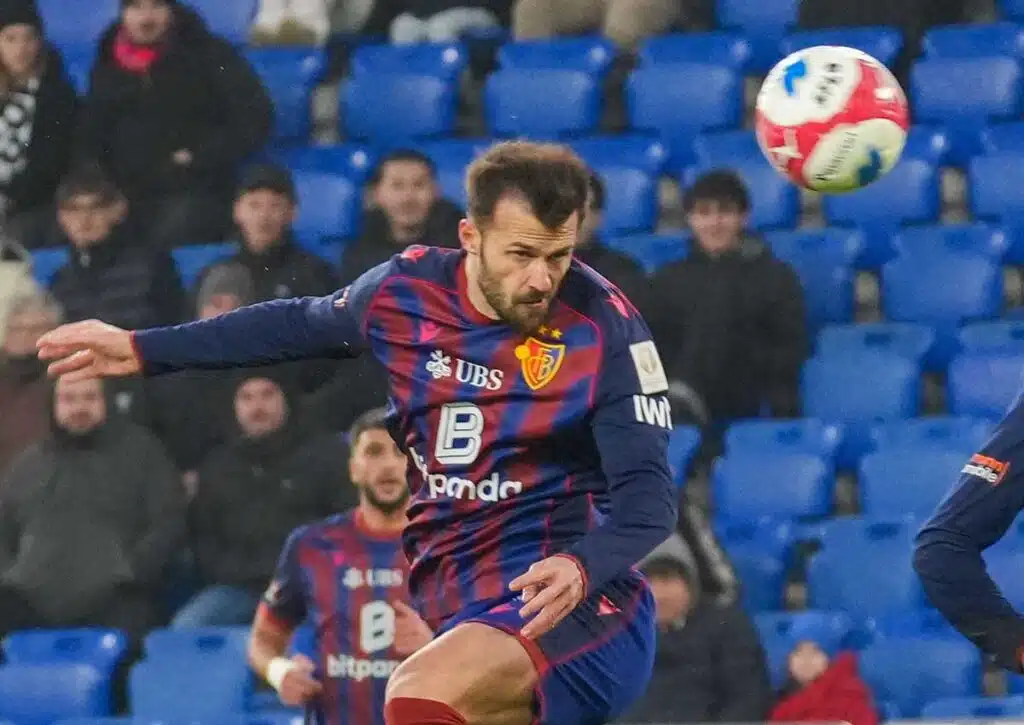 Feiert der FC Basel (im Bild: Ajeti) gegen Viktoria Pilsen einen torreichen Sieg? (© Just Pictures GmbH / Alamy Stock Photo) FC Basel Viktoria Pilsen Tipp