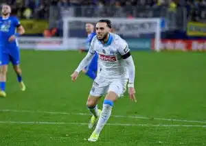 Wird sich Marseille (im Bild: Gouiri) gegen Brügge nicht geschlagen geben? (© Abaca Press / Alamy Stock Photo) Brügge Marseille Tipp