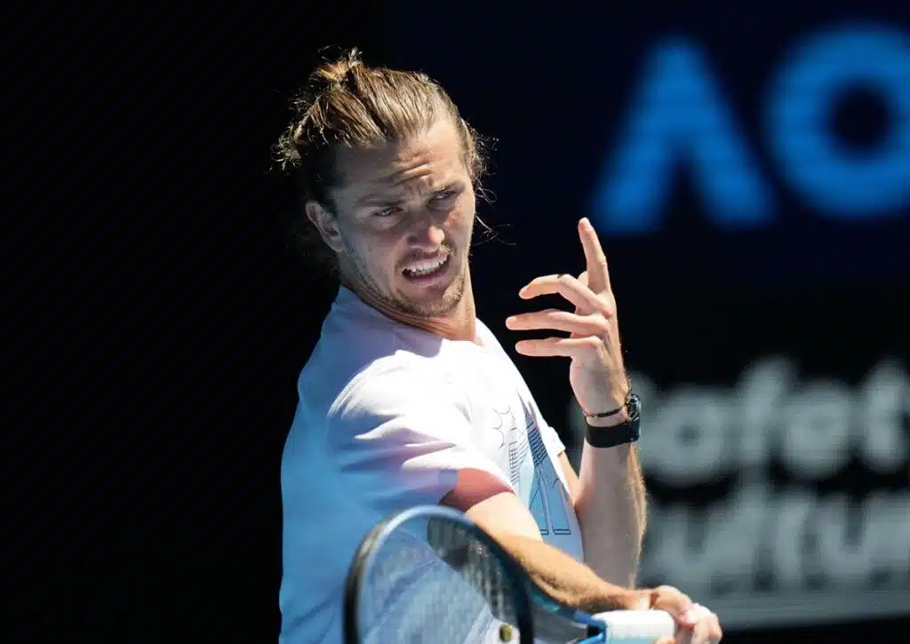 Wie deutlich wird das Match zwischen Zverev (im Bild) und Diallo? (© Associated Press / Alamy Stock Photo) Alexander Zverev Gabriel Diallo Tipp